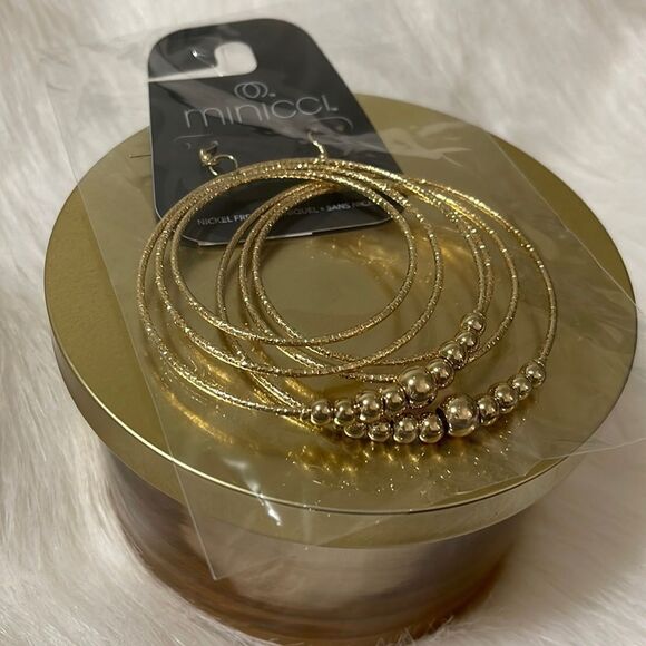 🎉4/$15🎉 Minicci | Gold Hoop Earrings - Picture 1 of 1